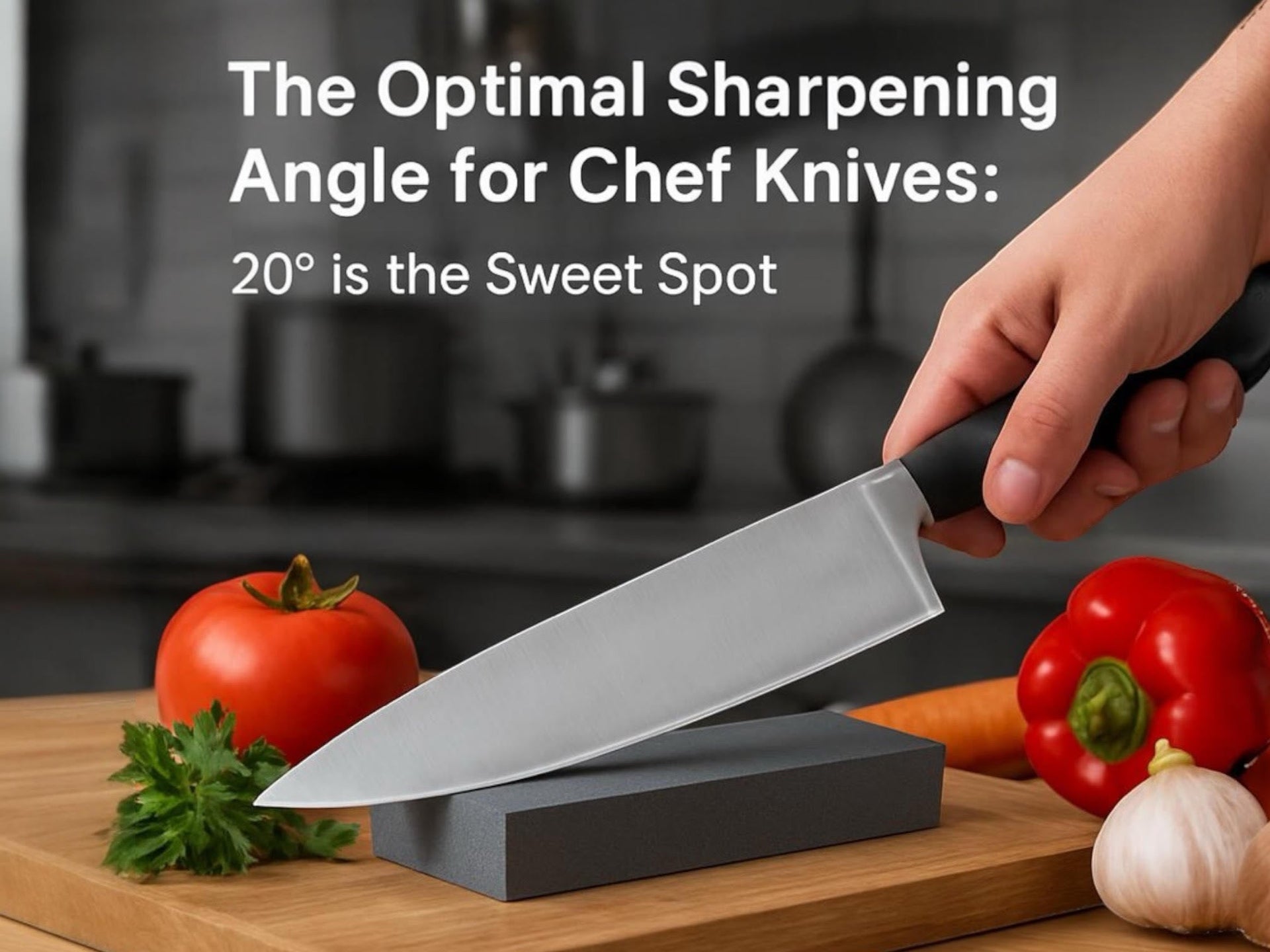 The Optimal Sharpening Angle for Chef Knives: Why 20 Degrees Is the Sweet Spot